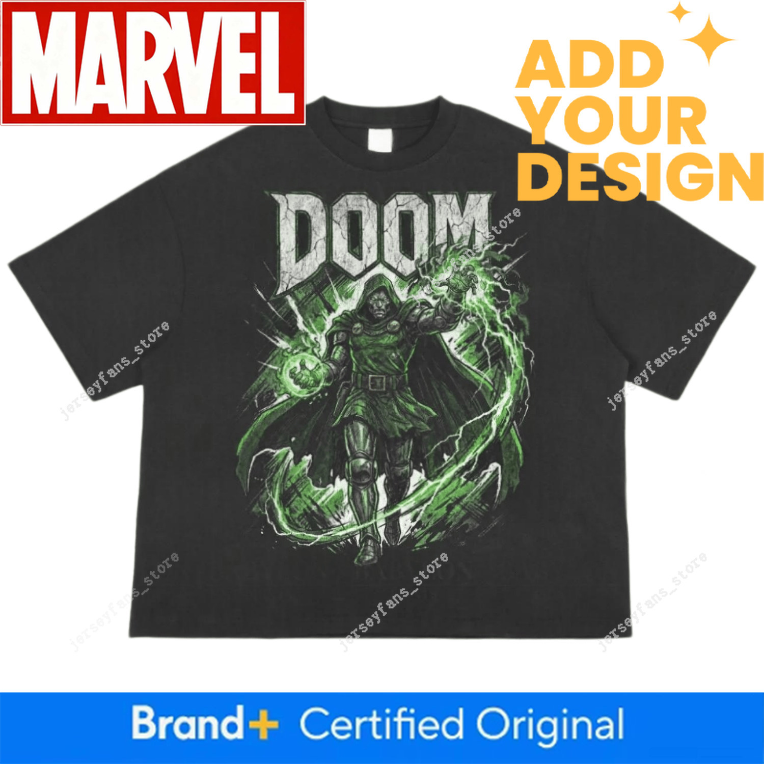 Avengers Doctor Doom Doomsday T-Shirt 2026 Summer New Men Women Cotton Oversized T-shirt Streetwear Y2K b6