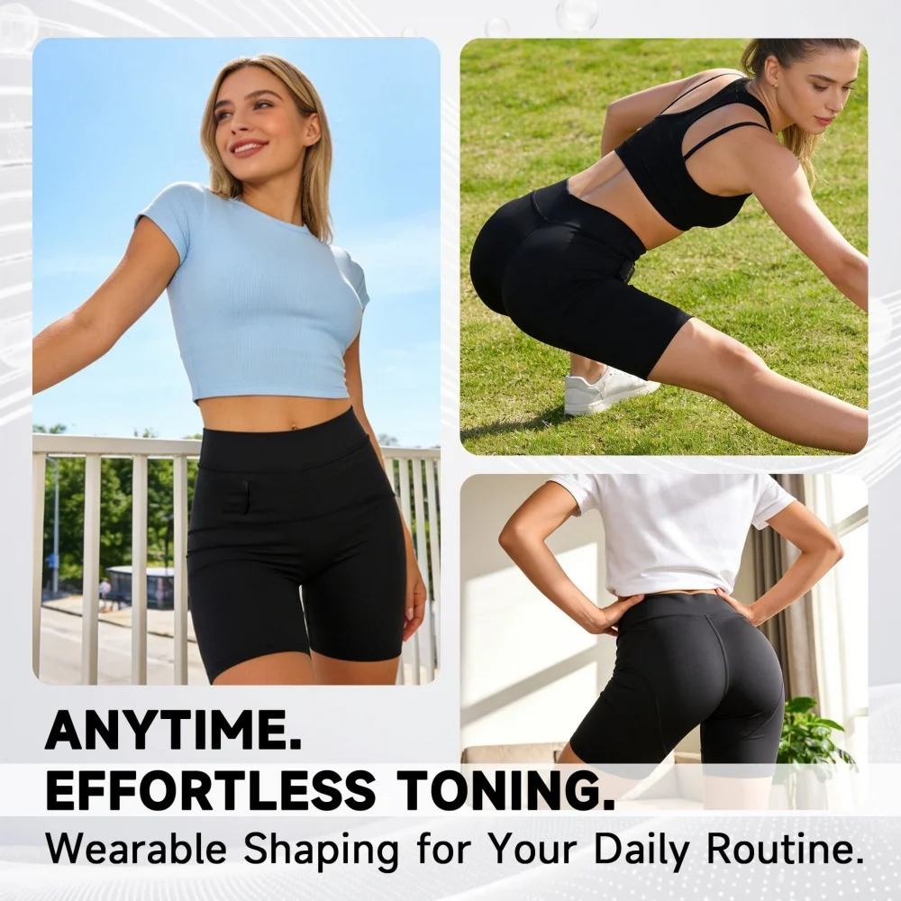 EMS Toning Shorts Electric Muscle Stimulation Yoga Pants Targeted Abdomen Glutes Pelvic Floor Body Shaping Fitness Underwear 260909 - view 7