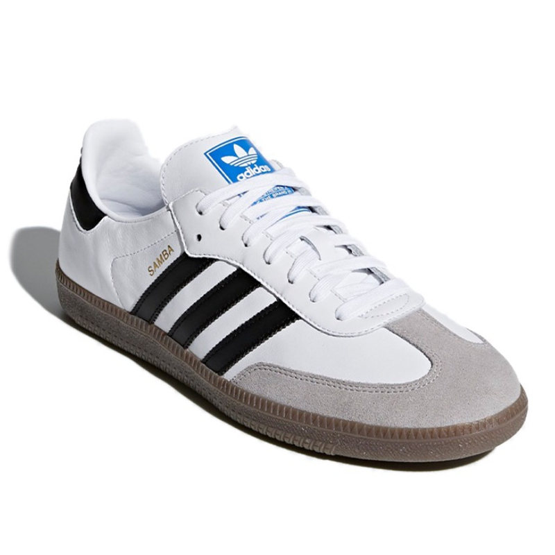 Adidas Samba OG Unisex Low-top Sneakers Leather Suede Patchwork German Trainer Shoes Gum Rubber Sole Retro Vintage Casual Skate Shoes - view 4