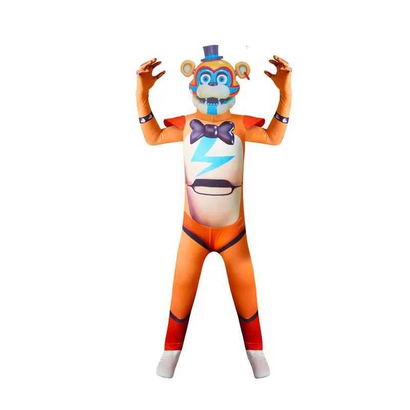 Bear House Halloween Costume for Kids Five Nights Freddyed Jumpsuit Cosplay Nightmare Bonnie Fnaf Freddy Anime 2025 PPT01.. Q260909 - view 4