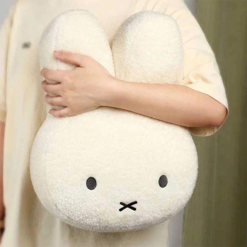Miffy Black eyes Cute Doll Plush Toy Kawaii Bed Pillow soft comfortable Sofa Cushion Pillow Gift toys for Girl and Boy S260910D3G2