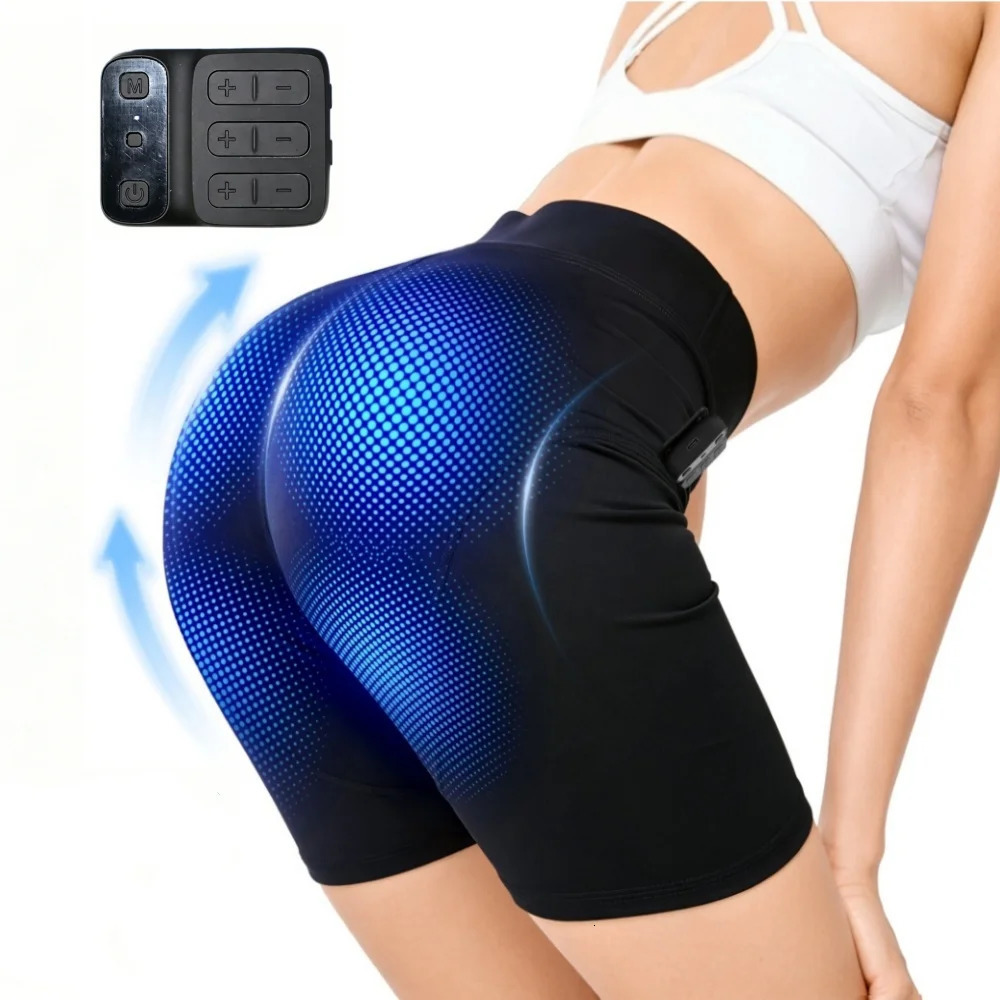 EMS Toning Shorts Electric Muscle Stimulation Yoga Pants Targeted Abdomen Glutes Pelvic Floor Body Shaping Fitness Underwear 260909
