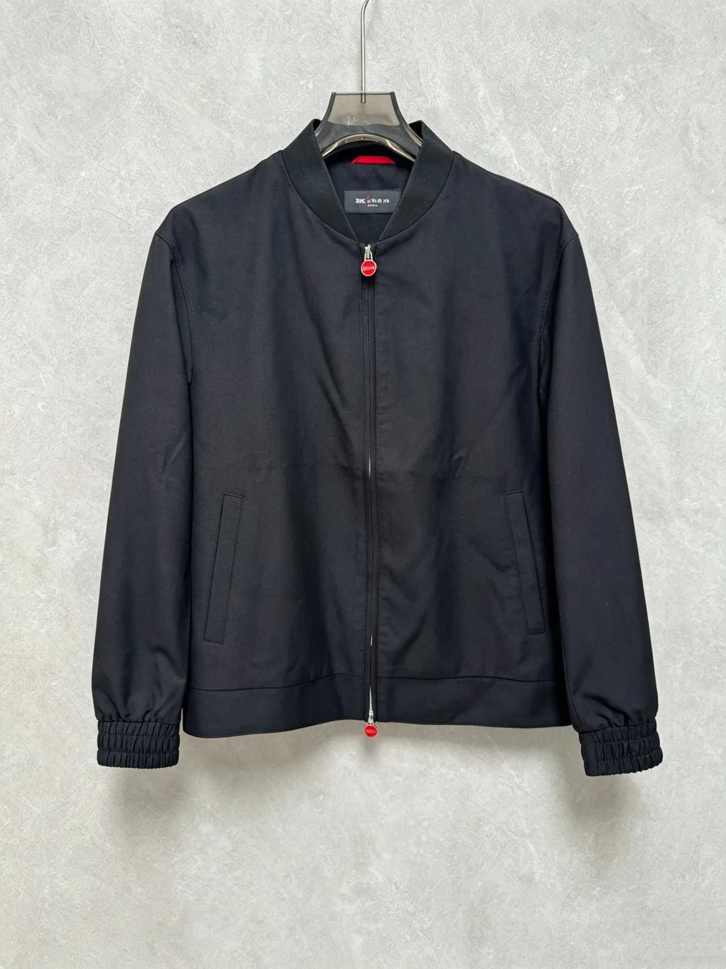 Kiton Men's Bomber Jacket Full Zip Baseball Collar Casual Lightweight Outerwear Christmas Gift for Men Z260909 - view 4