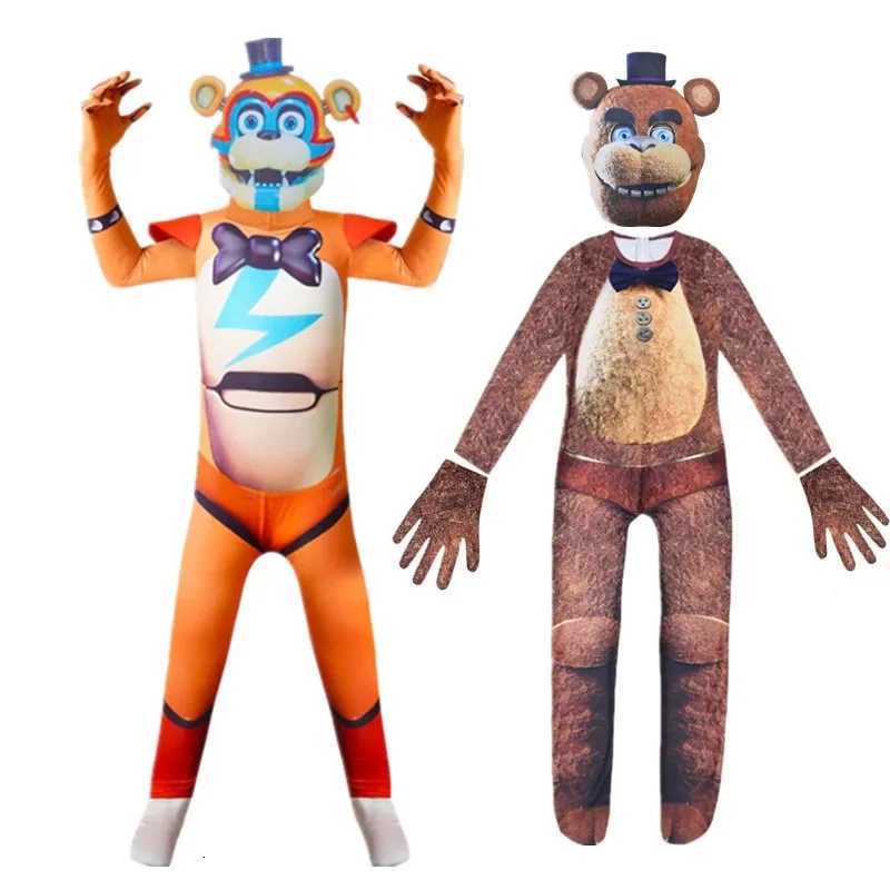 Bear House Halloween Costume for Kids Five Nights Freddyed Jumpsuit Cosplay Nightmare Bonnie Fnaf Freddy Anime 2025 PPT01.. Q260909
