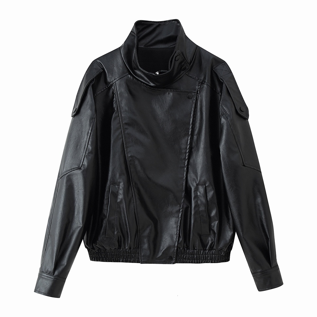 European-American style women's best-selling American retro leather jacket for outerwear, motorcycle-style leather jacket - view 6