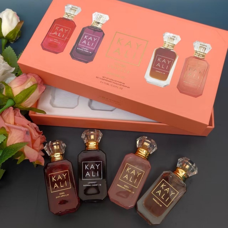 Unisex Eau De Parfum Mini Set 4*10ml Long Lasting Best-Selling Vanilla Travel Perfume Collection Sweet Midsummer 26L0910