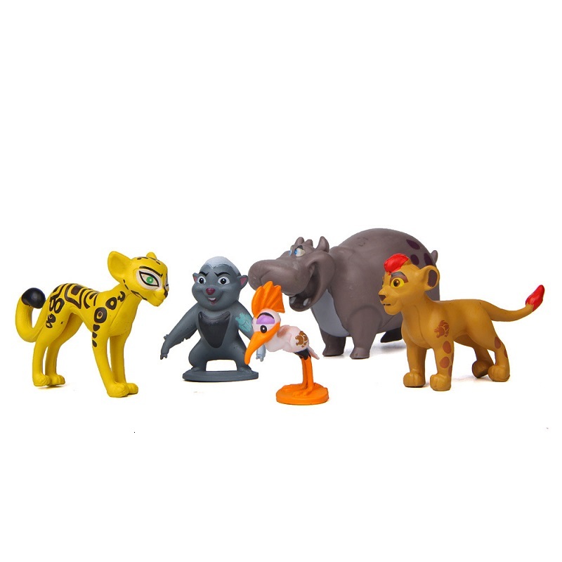 12Pcs/Set Anime Cartoon The Lion Guard King Kion Simba PVC High Quality Action Figures Bunga Beshte Fuli Ono Figurines Doll Toys 2 - view 4