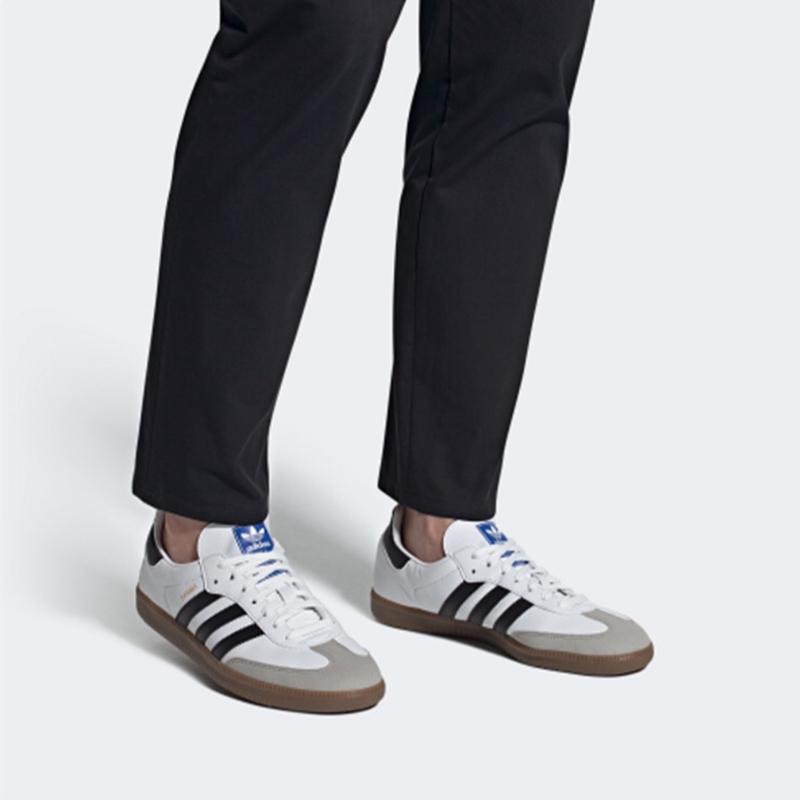 Adidas Samba OG Unisex Low-top Sneakers Leather Suede Patchwork German Trainer Shoes Gum Rubber Sole Retro Vintage Casual Skate Shoes - view 8
