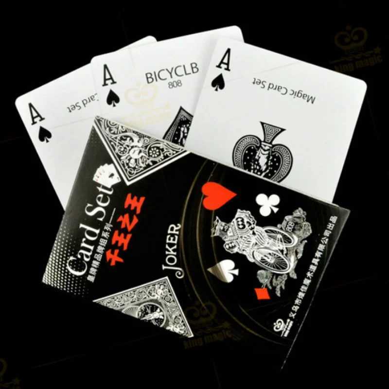 The King of King Card Magic Tricks Gimmick Illusions Kids Magic Show Street Magic Props Magician Classic Magia Funny Easy To Do Q260910