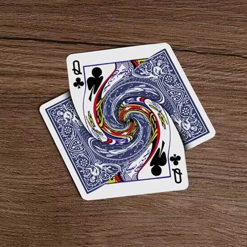 Vortex Magic Tricks Playing Card Connected Poker Change Magia Magician Close Up Street Illusions Gimmicks Mentalism Q260910 - view 4