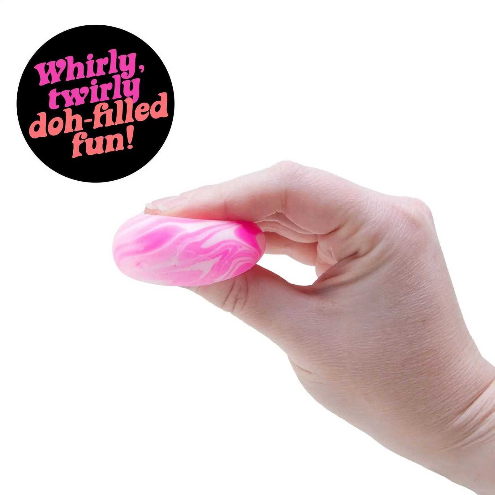 Hot 4Pcs Swirl NeeDoh Teenie Stress Balls Ultra Squishy Moldable Sensory Fidget Toy Blind Box Anti-Stress Relief for Adults Q260911 - view 4