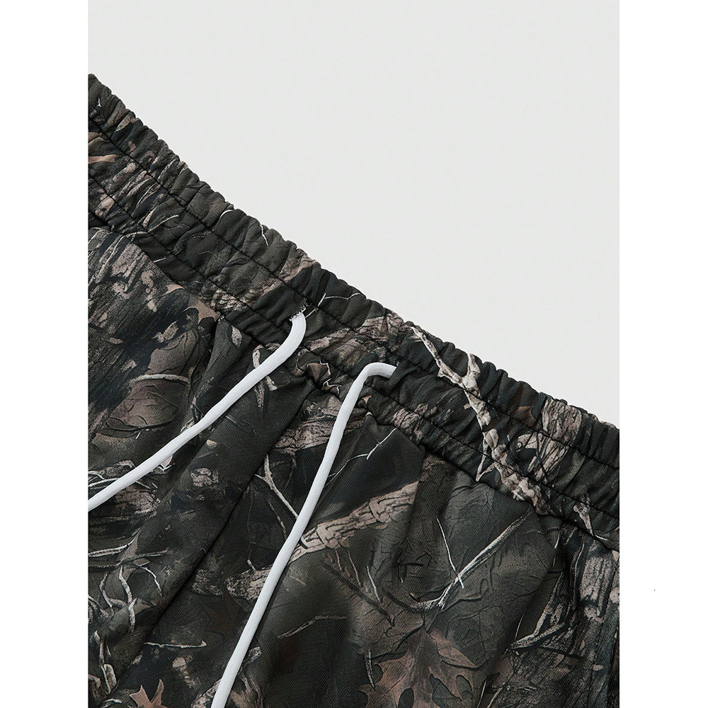 Fashion Trend Tree Branch Print Casual Pants 2025 New Hip-Hop Wide-Leg Versatile Floor-Length Pants 251217 - view 4