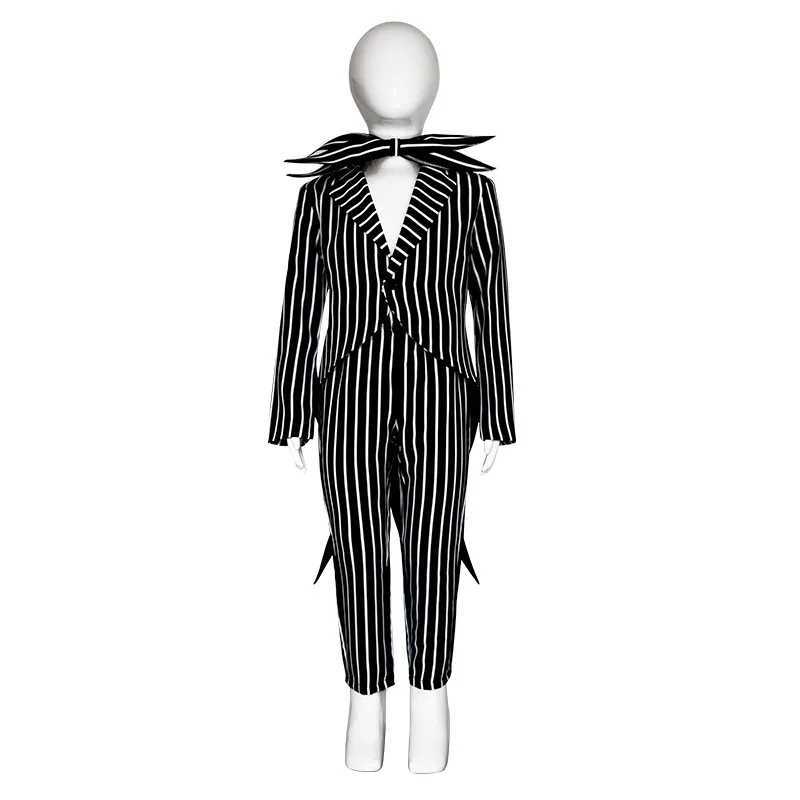 Anime Jack Skellington Cosplay Costume for Men And Women The Nightmare Before Christmas Uniform Clothes Suit Halloween Costumes C260911 - view 7