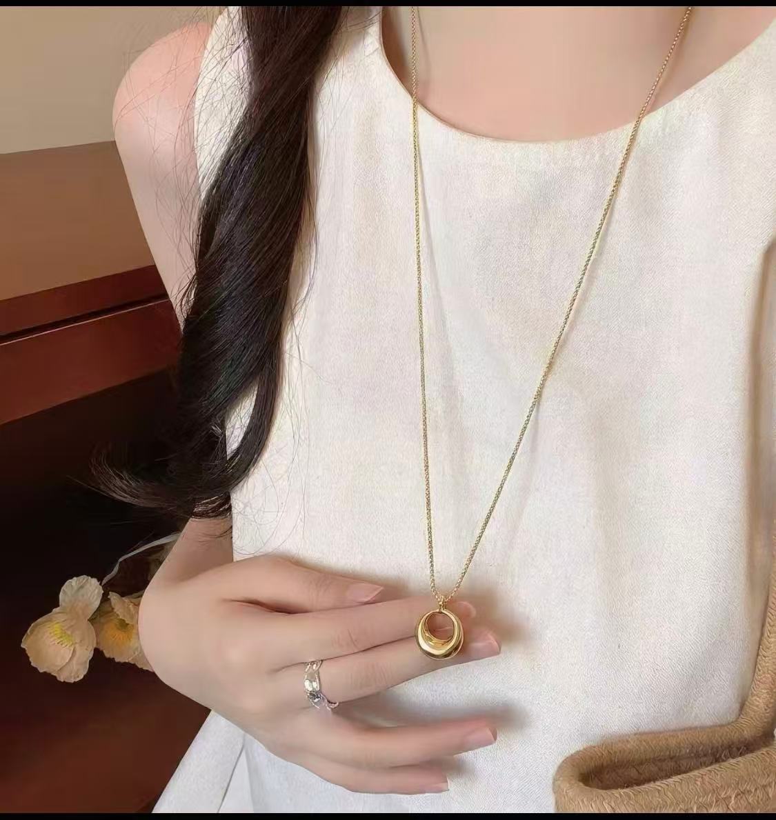 Collane Di Design Collana Corta Placcata Oro Moda Per Donne Uomini Amanti Del Matrimonio Per Feste Regalo Sposa Gioielli Firmati Con Scatola-image