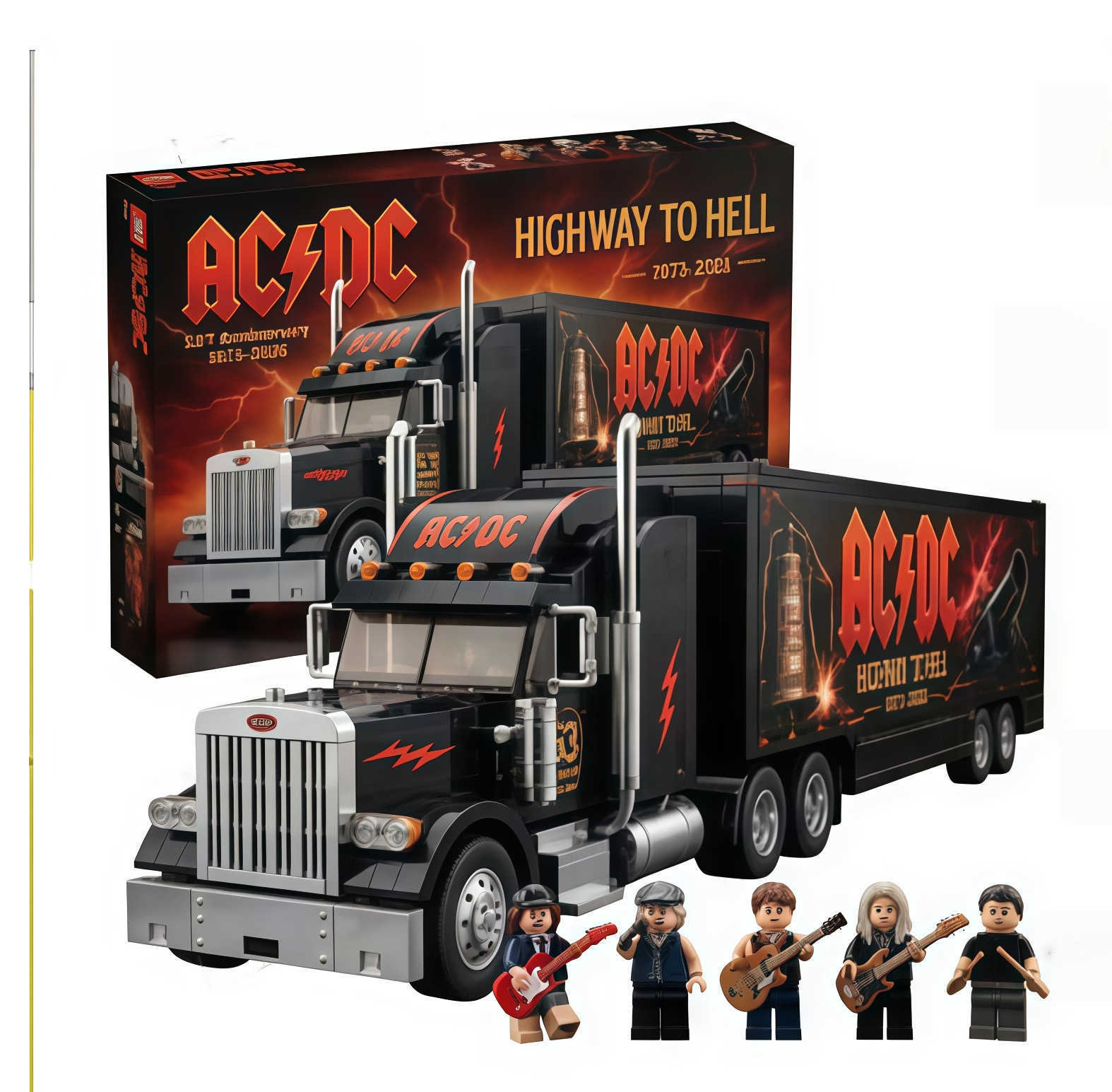 Fashionable and Popular New Product Creative Commemorative Building Block Ornament Toy for the 49th Anniversary of the Movie "Police vs. Truck Ro - view 7