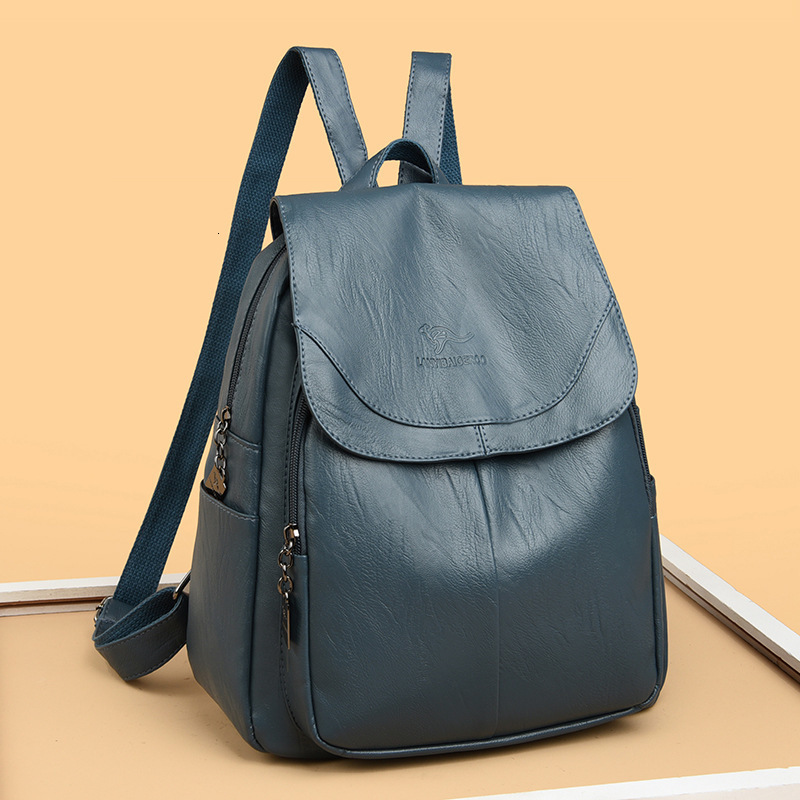 selling women's backpack solid color highend n suitable for commuting 240925Z - view 5