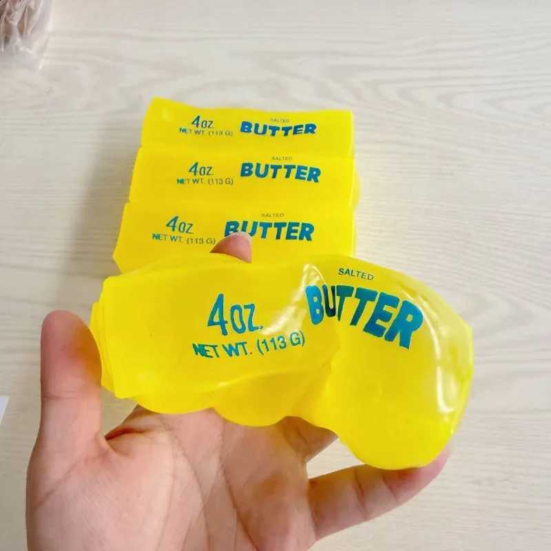 Coconut Oil Butter Stick Squishy Blind Box Moldable Stress Ball Butter Cheese Bar Squeeze Fidget Toy Decompression Vent Toy Q260911 - view 3