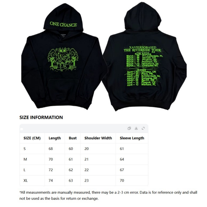 Men's Hoodies Luxury World Xaviersobased Riverside Hoodies Pullover Casual Embroidery Sweatshirts Cotton Velvet High Quality Hip-hop Winter Mens  - view 3