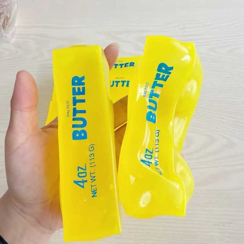 Coconut Oil Butter Stick Squishy Blind Box Moldable Stress Ball Butter Cheese Bar Squeeze Fidget Toy Decompression Vent Toy Q260911 - view 5
