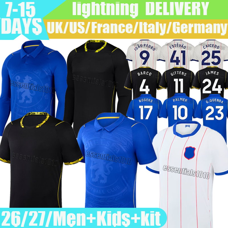 Chelseases26 27 Joao Pedro Rogers # 17 Palmer # 10 Estevao Gittens Maglia Da Ca…