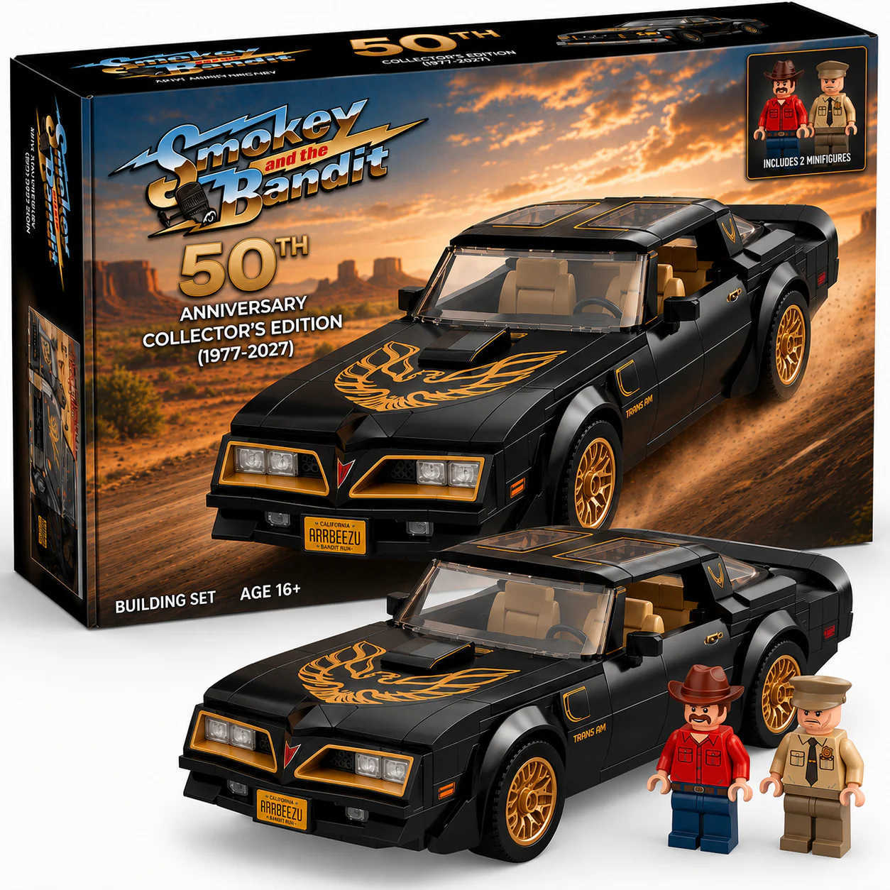 Fashionable and Popular New Product Creative Commemorative Building Block Ornament Toy for the 49th Anniversary of the Movie "Police vs. Truck Ro - view 8
