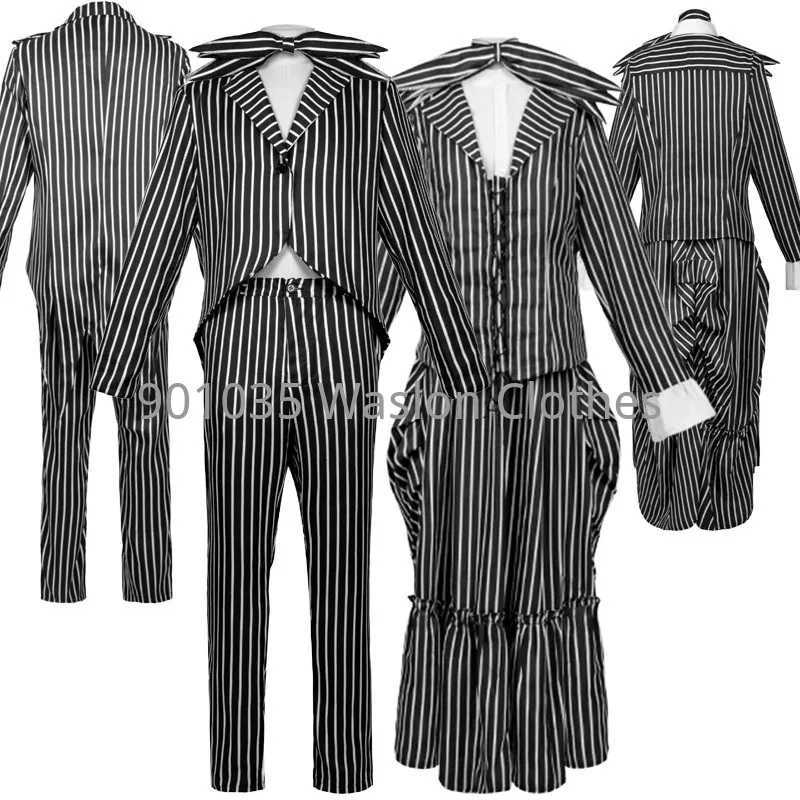 Anime Jack Skellington Cosplay Costume for Men And Women The Nightmare Before Christmas Uniform Clothes Suit Halloween Costumes C260911
