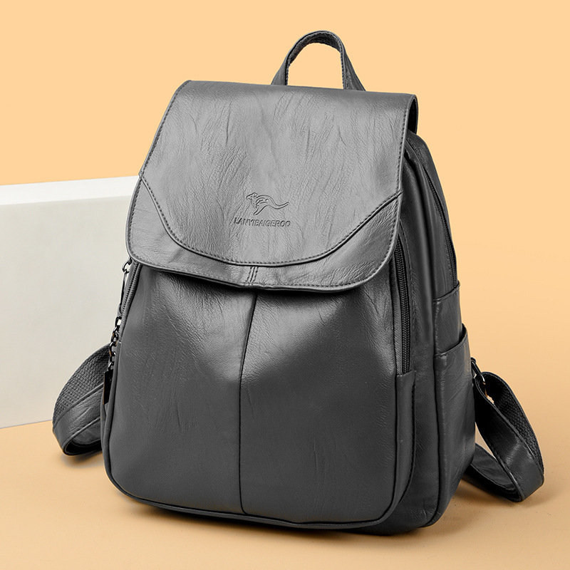 selling women's backpack solid color highend n suitable for commuting 240925Z - view 4