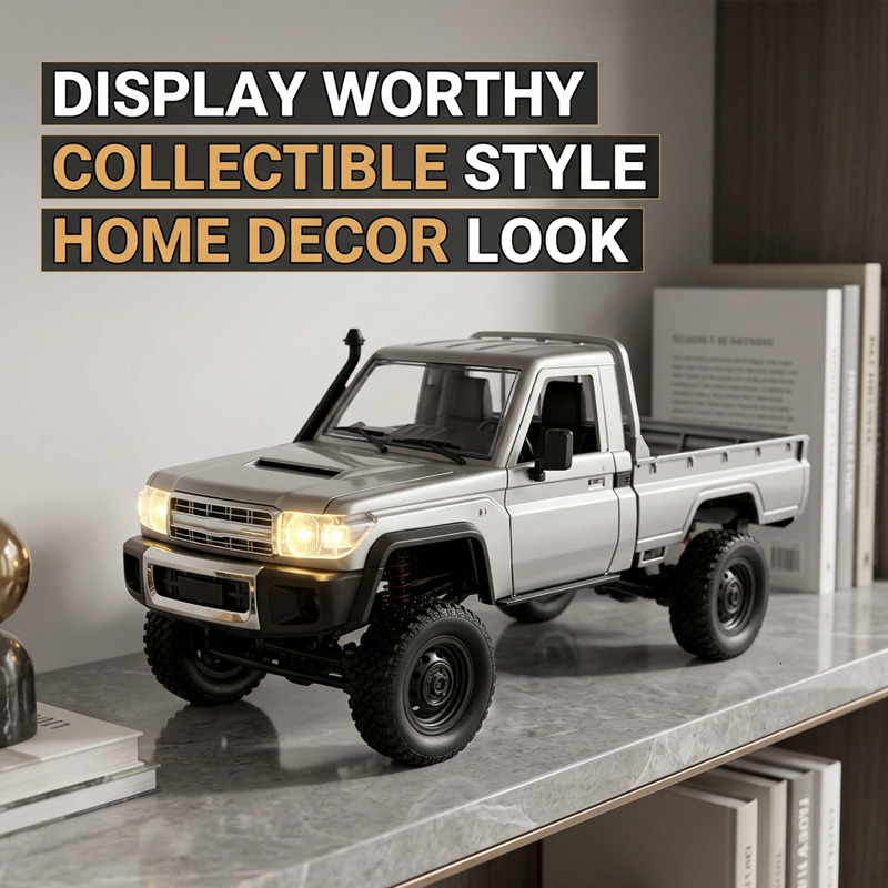 MN82 Simulation RC Pickup Truck 1/12 4WD All Terrain OffRoad Climbing Vehicle 2.4G Remote Control With LED Lamp For Outdoor Play - view 7