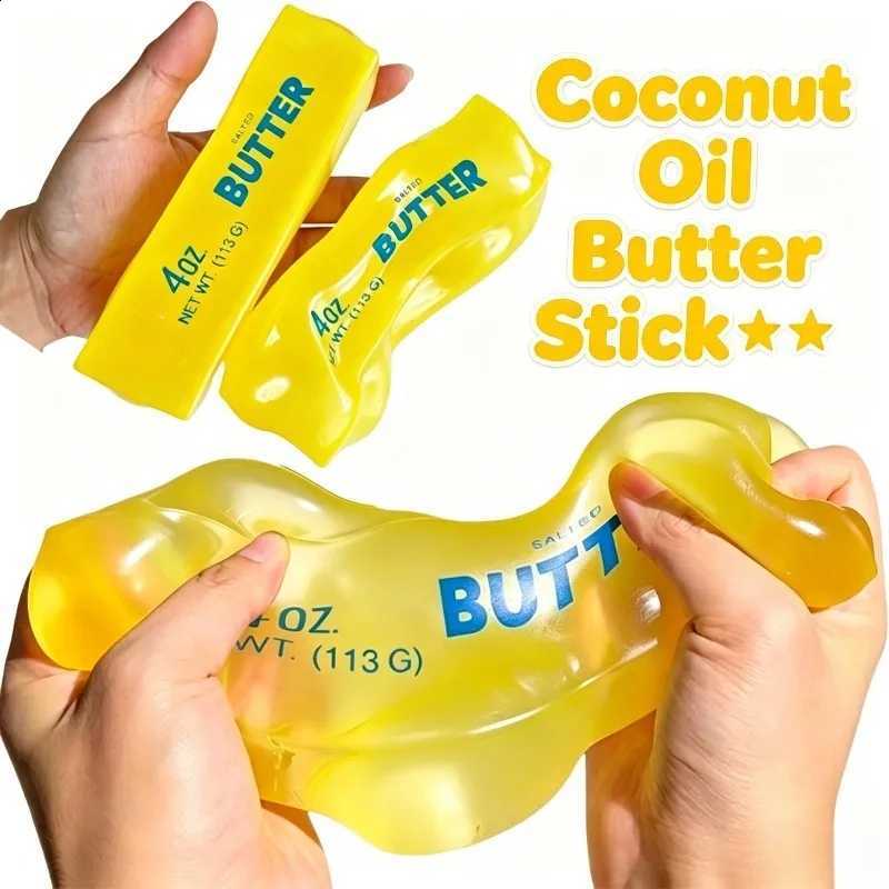 Coconut Oil Butter Stick Squishy Blind Box Moldable Stress Ball Butter Cheese Bar Squeeze Fidget Toy Decompression Vent Toy Q260911
