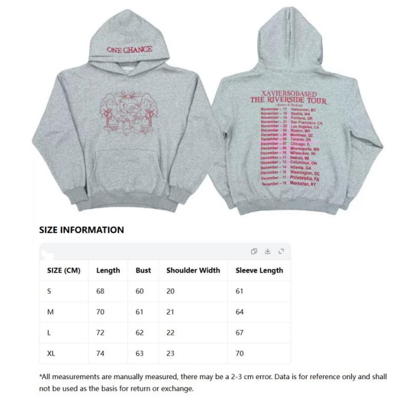 Men's Hoodies Luxury World Xaviersobased Riverside Hoodies Pullover Casual Embroidery Sweatshirts Cotton Velvet High Quality Hip-hop Winter Mens  - view 4