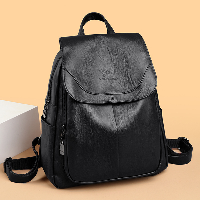 selling women's backpack solid color highend n suitable for commuting 240925Z - view 3