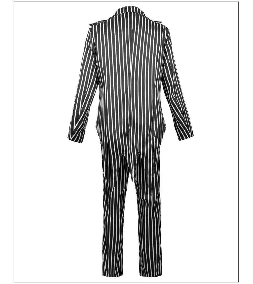 Anime Jack Skellington Cosplay Costume for Men And Women The Nightmare Before Christmas Uniform Clothes Suit Halloween Costumes C260911 - view 6