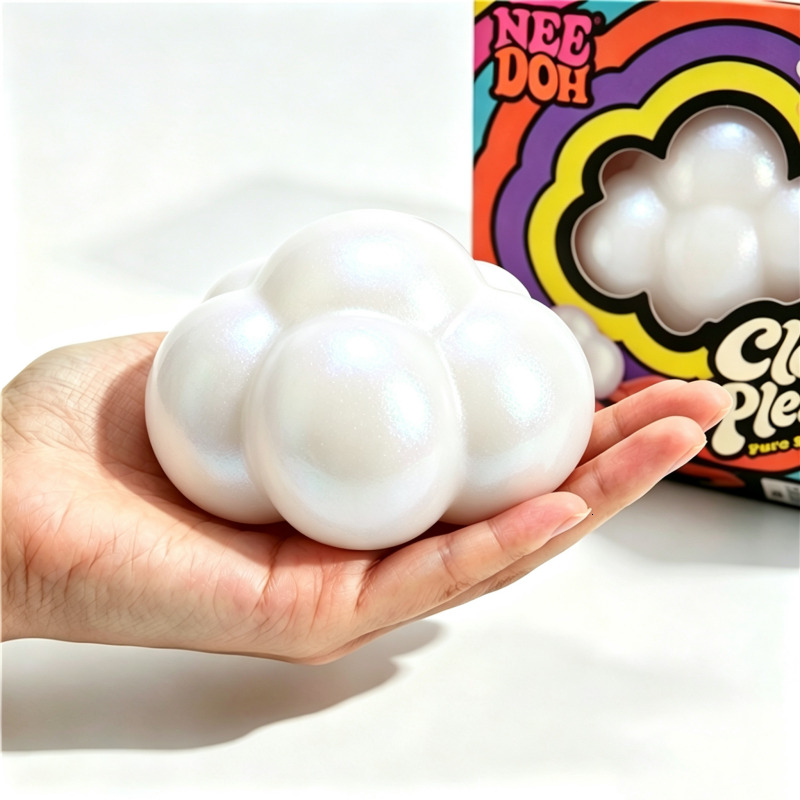 Needoh Cloud Pleaser Iridescent Pearl Sensory 3 Color Stress Ball Fast Rebound Release Daily Pressure Portable Squeeze Toy W260912 - view 4