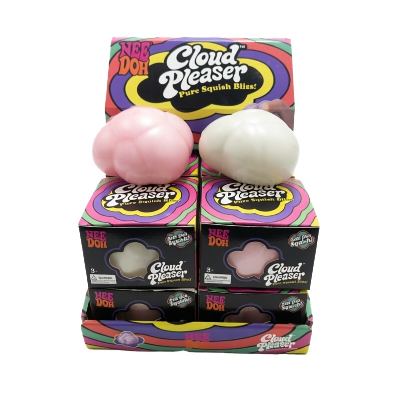 Needoh Cloud Pleaser Iridescent Pearl Sensory 3 Color Stress Ball Fast Rebound Release Daily Pressure Portable Squeeze Toy W260912 - view 3
