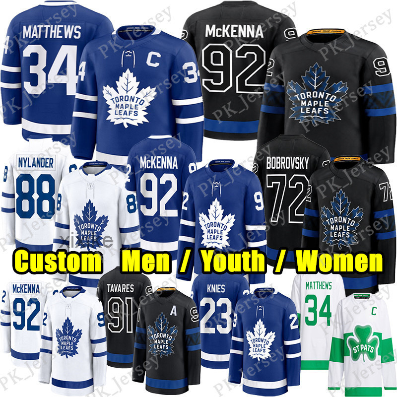 Maglia Personalizzata Maple Leafs Maglia Da Hockey Torontos Auston Matthews Gav…
