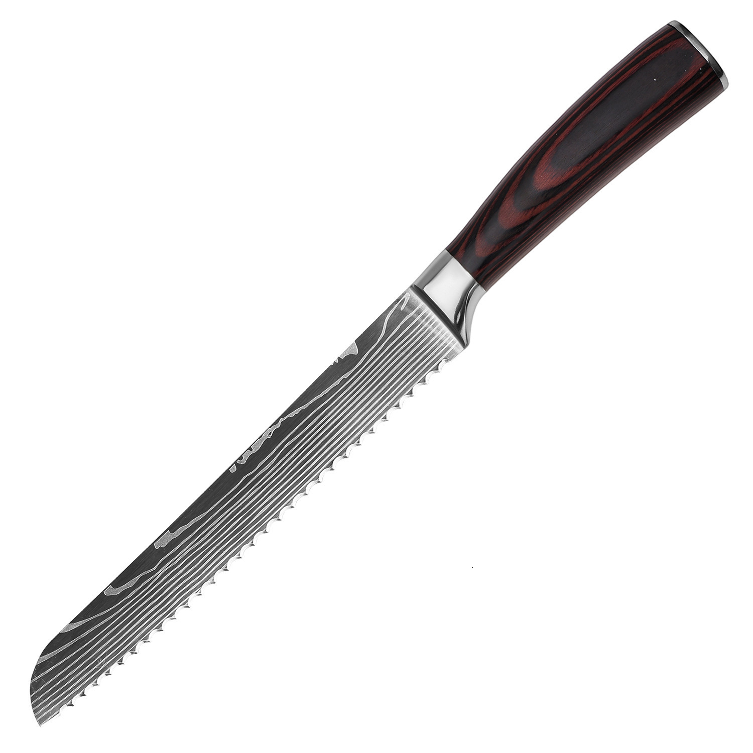 ZENG Japanese Sharp Kitchen Chef Knife Laser Damascus Pattern Chef Knife High Carbon Stainless Steel Fruit Slicing Knife 260304 - view 8