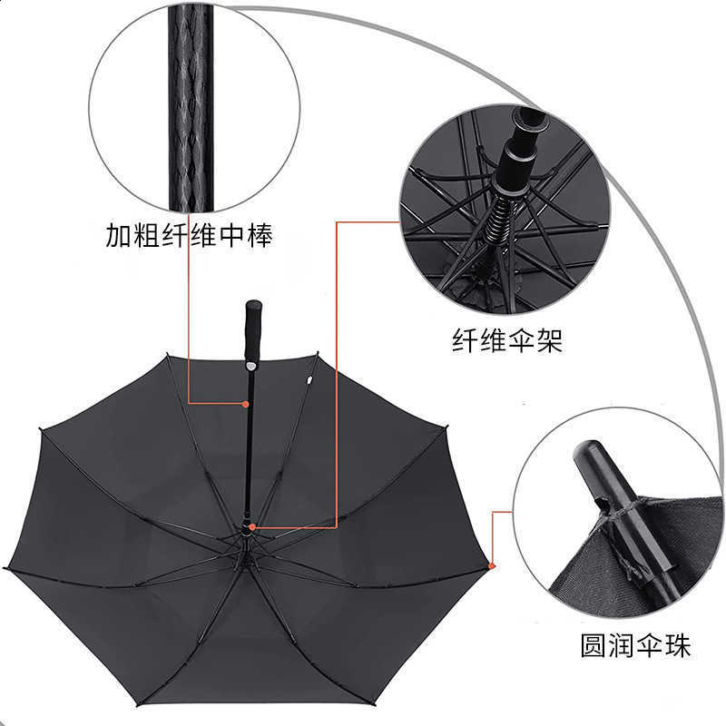 30-inch double-layer breathable golf umbrella made of fiber, available at 4S store of car dealership. Rain umbrella.Q260914 - view 5