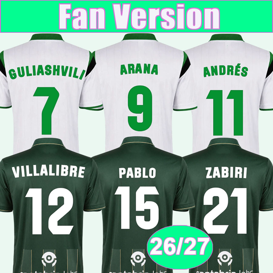 25 26 Racing De Santander Maglie Da Calcio Da Uomo Villalibre Arana Suleiman Arevalo Edizione Anniversario Maglia Da Calcio Edizione Retrò Bianca Un-image