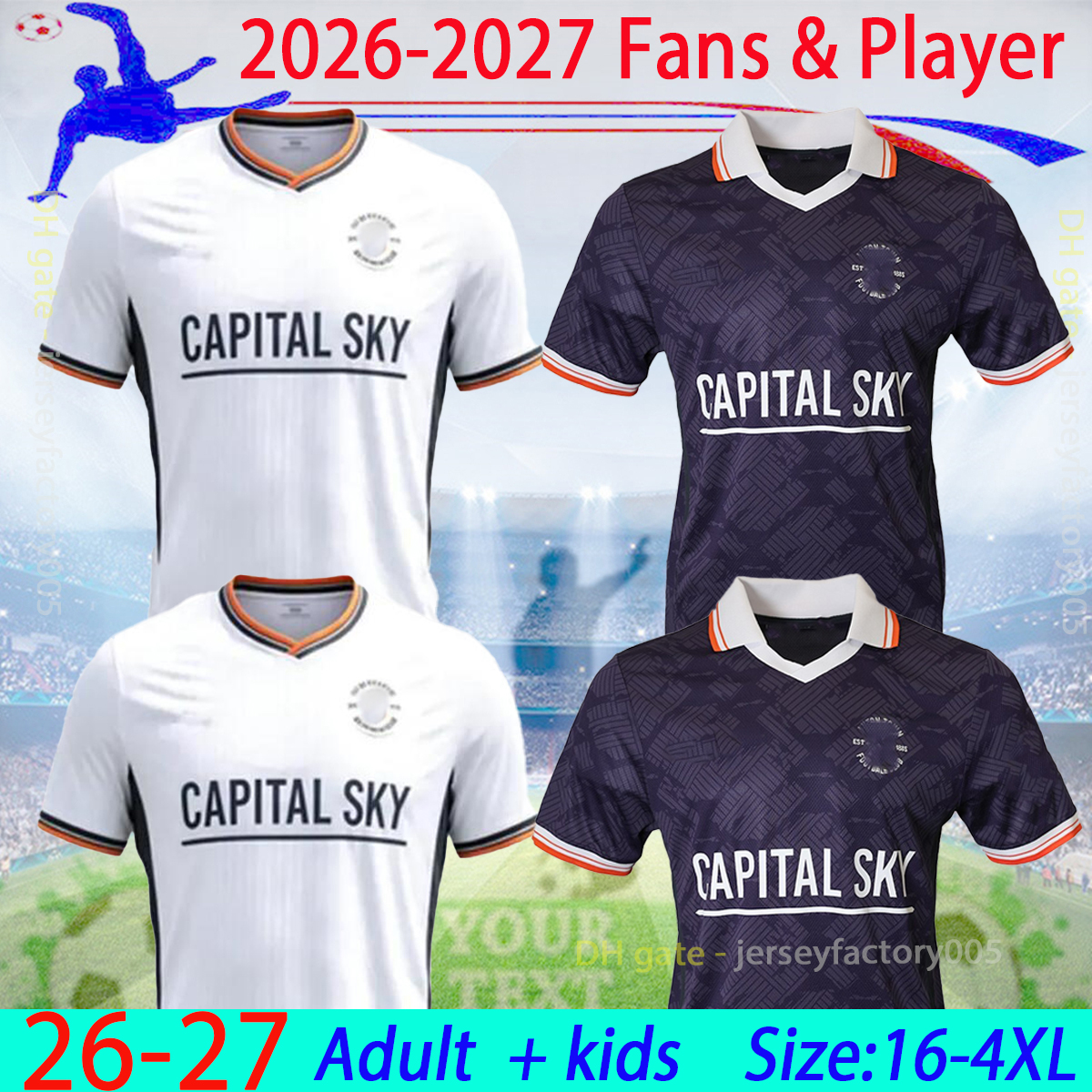 26 27 Luton Towns Maglie Da Calcio 2026 Bradley Berry LEE Burke Mpanzu Campbell Maglie Da Calcio Casa Lontano Terzo Kit Da Uomo S-XXL-image
