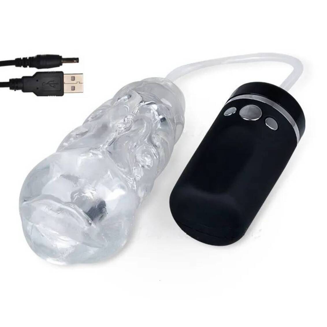 2026 Nuovo USB Ricaricabile Forte Macchina Per Succhiare Giocattoli Per Adulti Orali Tazza Del Masturbatore Maschile, Pompino Elettrico Vibrante Fig-image