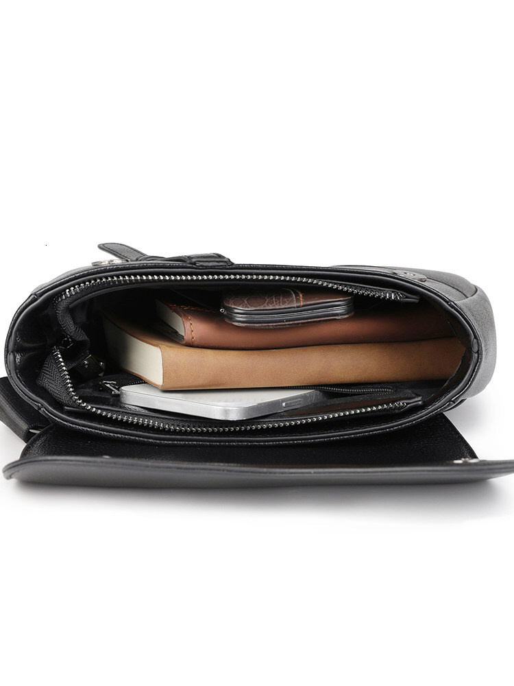 New style saddle bag - men's crossbody bag, backpack, single shoulder bag, Korean version, fashionable men's casual bag - view 6