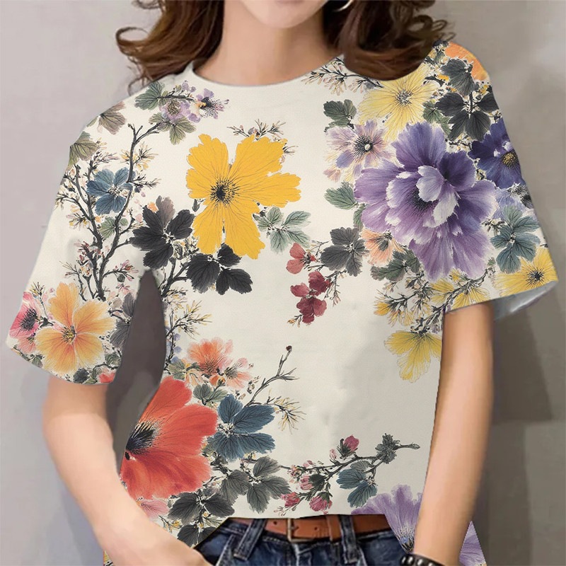 Exclusive Design Custom Printed Summer Shirts With Colorful Patterns Available