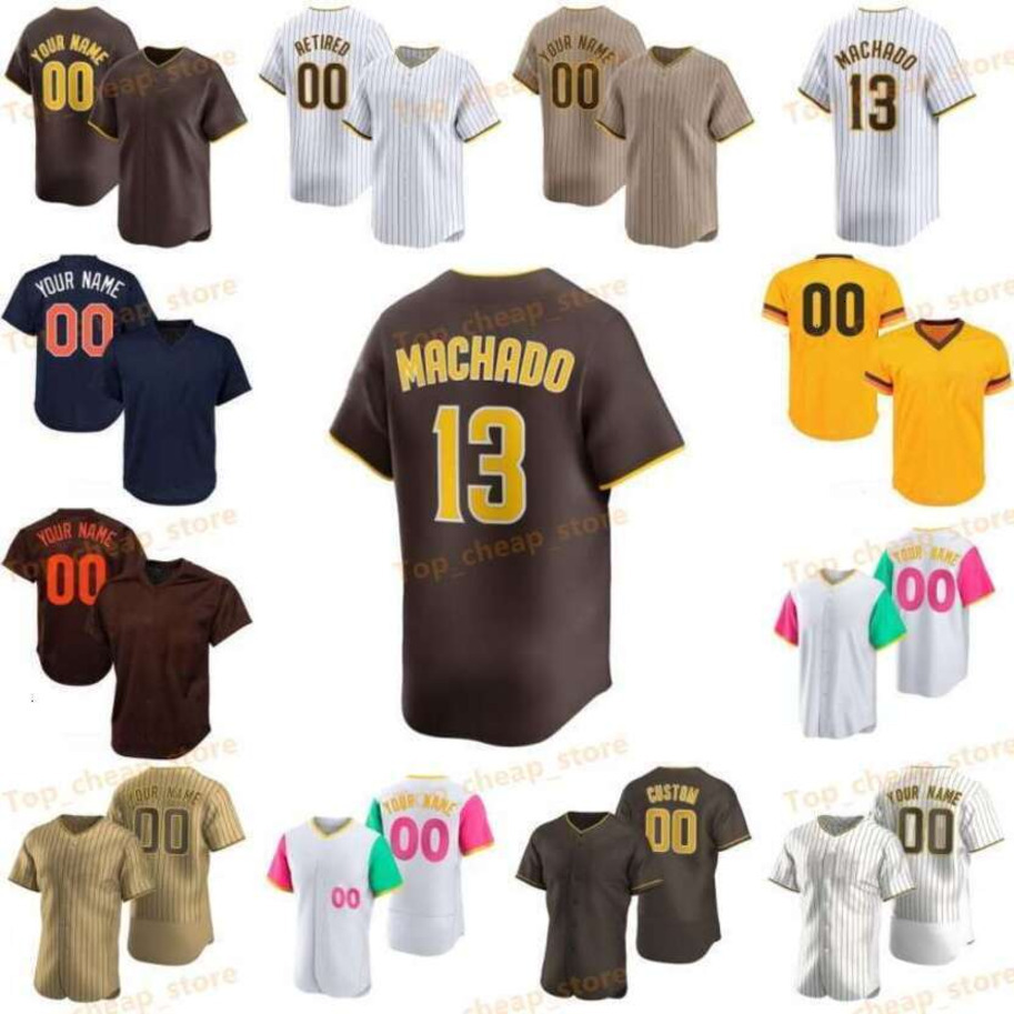 Jackson Merrill City Maglia Da Baseball Nuova Fernando Tatis Tony Gwynn Jake Cronenworth Yu Darvish Dylan Cease Luis Arraez Tony Fernandez Jason Ada-image