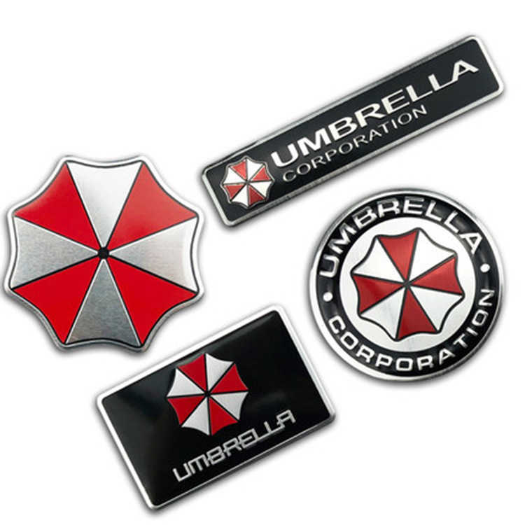Adesivi Decorativi Per Auto Adesivi Personalizzati Per Auto In Metallo Creativo Rifugio Antigraffio Crisi Biologica Adesivi Per Il Corpo Dell'ombrel-image