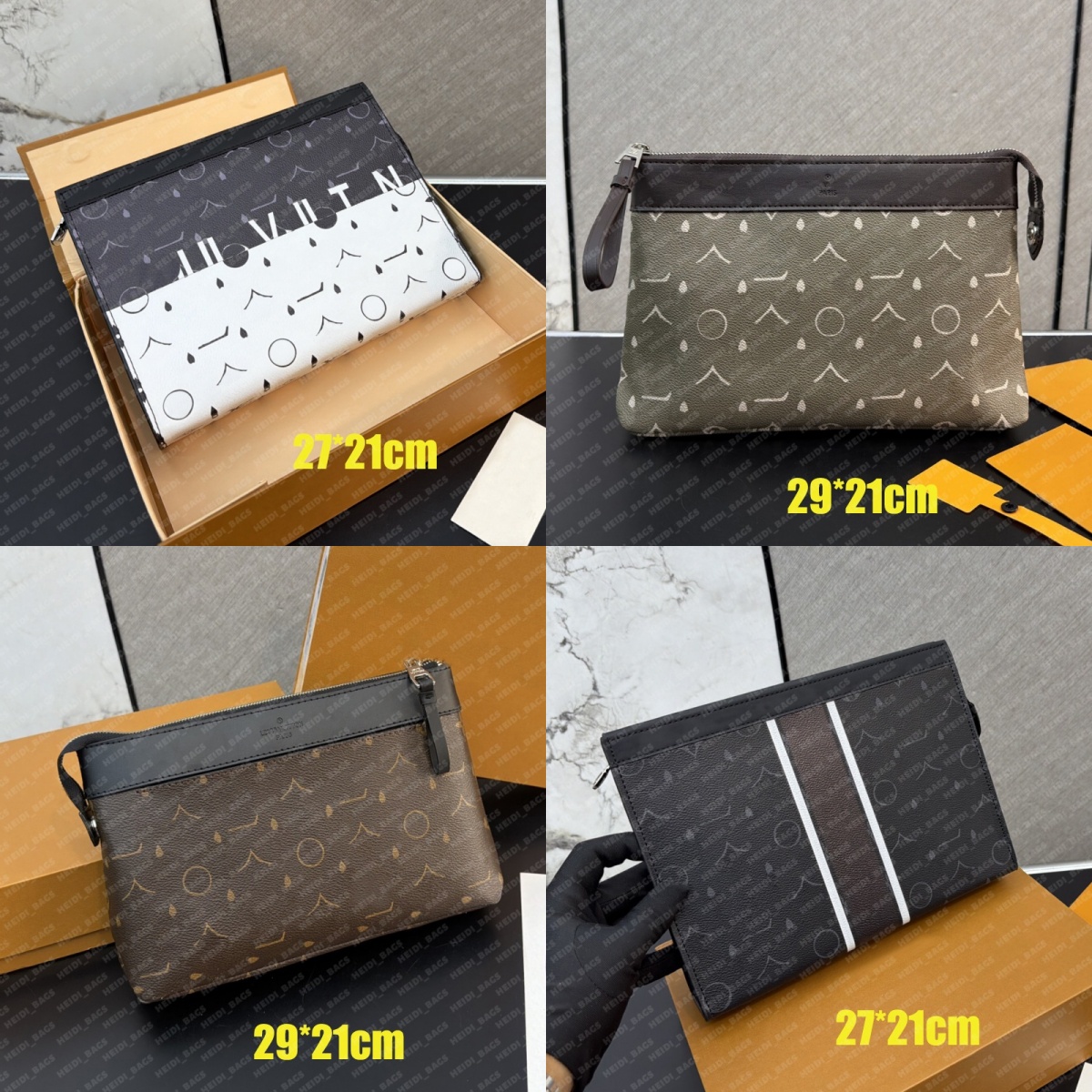 Classica Classica A Mano Classica Clutch Luxury Designer Calza Da Uomo Business…