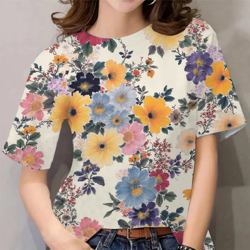 Exclusive Design Custom Printed Summer Shirts With Colorful Patterns Available - view 5
