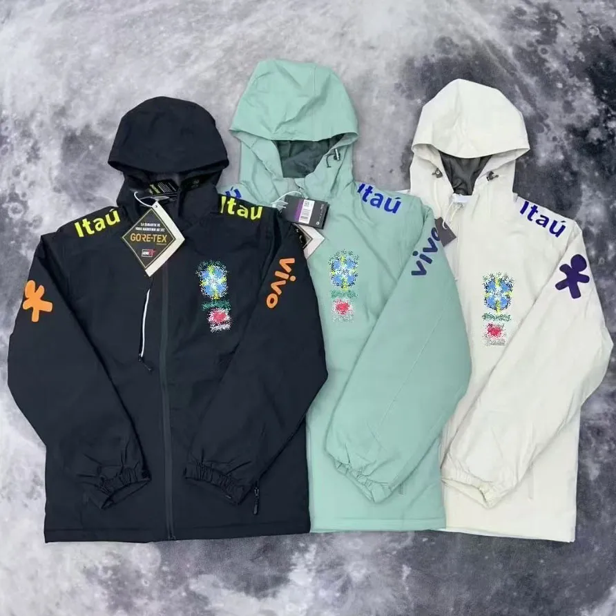 Giacca Top1 Giacca Da Allenamento Della Nazionale Brasiliana Menveste Homme Giacca A Vento Giacca A Vento Giacca Firmata Uomo Veste Designer Barcell-image
