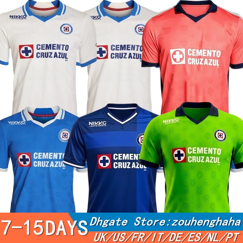 Cruz Azul 26 27 Maglia Rotondi Maglie Da Calcio 2026 Casa Trasferta Uomo Bambin…