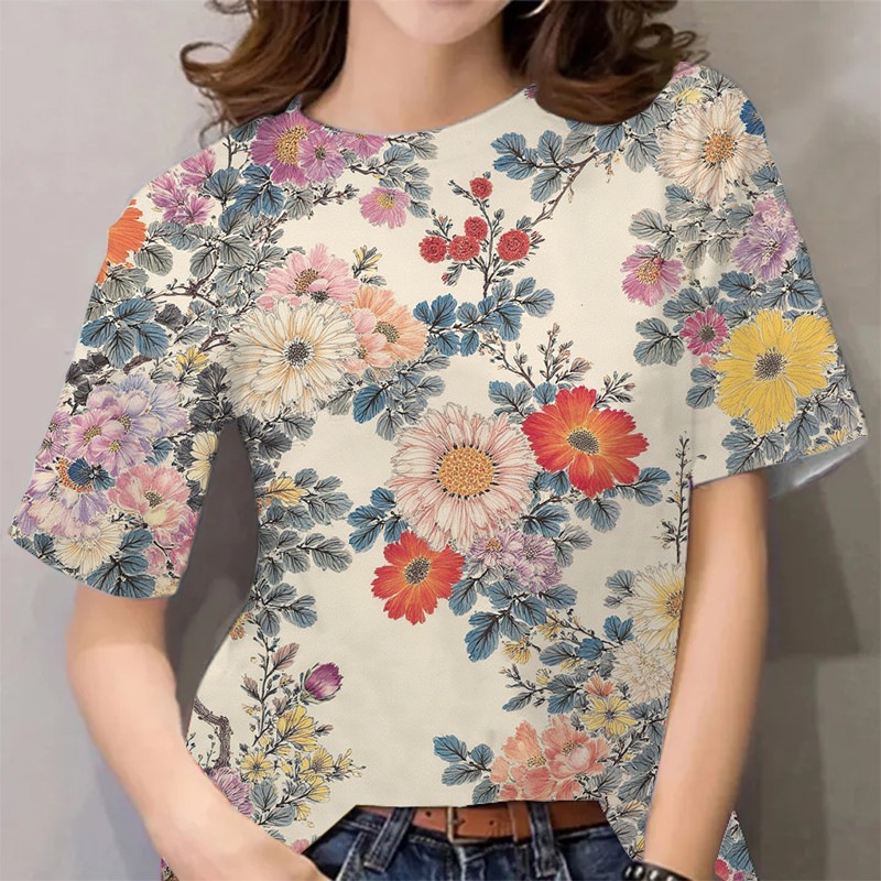 Exclusive Design Custom Printed Summer Shirts With Colorful Patterns Available - view 3