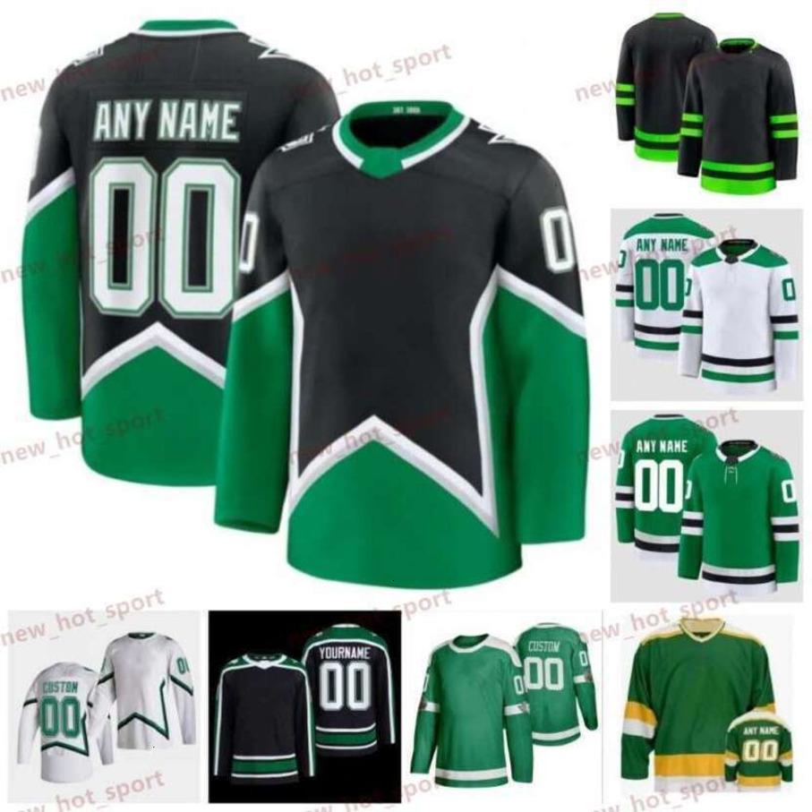 Maglia Da Hockey Alternativa Wyatt Johnston Mikko Rantanen Jamie Benn Jake Oettinger Jason Robertson Miro Heiskanen Matt Duchene Mason Marchment Roo-image